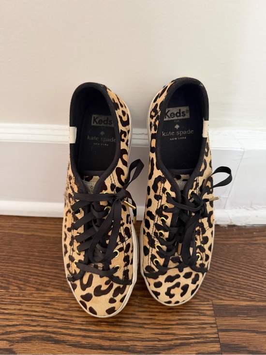 Keds X Kate Spade Shoes - Keds x Kate Spade Leopard Print Lace-Up Sneakers